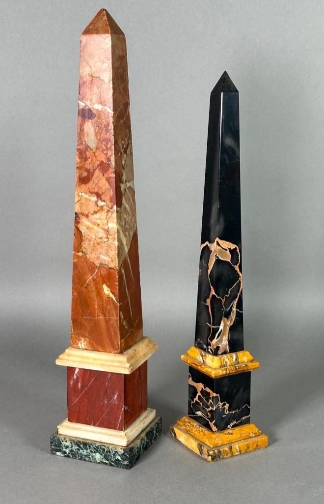 Two Classical Style Marble Obelisks (1 of 7)