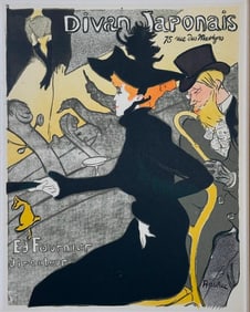 After Henri de Toulouse Lautrec, " Divan Japonais"