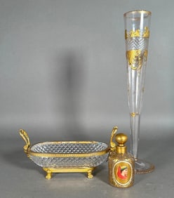 Assorted Lot of Antique Glass Items
