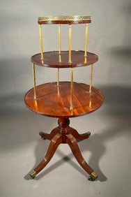 English Regency Dumbwaiter Table, Early 19thc.