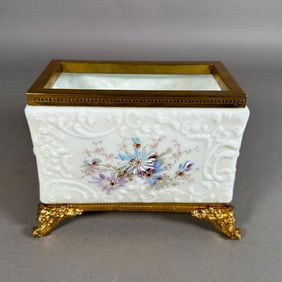 Wavecrest Enameled Glass Letter Holder