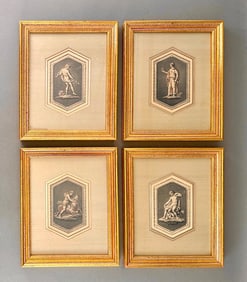Four Framed Neoclassical Subject Prints