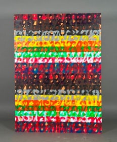 Jeff Perrott Acrylic on Plywood Panel, "I.11.i"