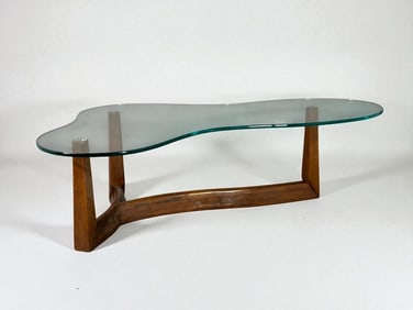 T.H. Robsjohn-Gibbings For Widdicombe Biomorphic Coffee Table, ca. 1950's