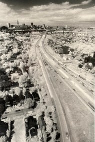 Abe Frajndlich Infra-Red Photograph, Cleveland from The Air