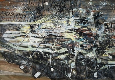 Friedhelm Lach Monotype "Ammonite Town"