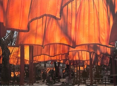Christo and Jean-Claude Signed Offset Lithograph "The Gates," Central Park, New York