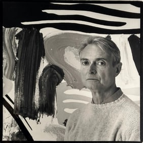 Abe Frajndlich Photograph, "Roy Lichtenstein- South Hampton, NY, 1986"