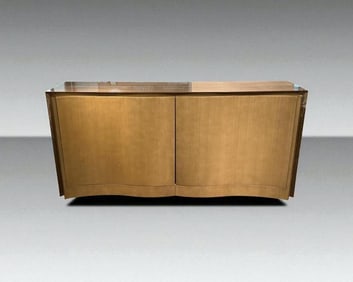 Custom Modern Exotic Wood Buffet