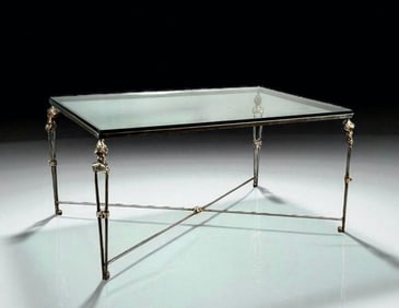 Mario Villa "Nefertiti " Mixed Metal Coffee Table