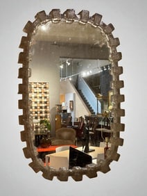 Vintage Illuminated Ice Cube Mirror Designed by Egon Hillebrand