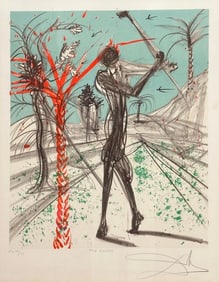 Salvador Dali, "The Golfer"