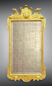 George I Style Gilded Wall Mirror, Colonial Williamsburg Reproduction