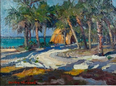 Stanley Wingate Woodward Oil, "Siesta Key, Florida"