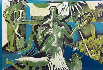Jaime Makinde Oil, "Untitled #4"