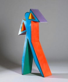 Fred Stodder Glazed Ceramic Sculpture, "A-3 #14"