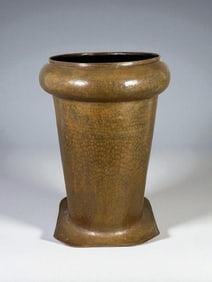 Arts and Crafts Style Hammered Copper Umbrella Stand