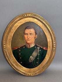 Early 20thc. School, Portrait of a Military Officer