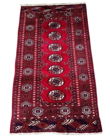 Pakistan Bokhara Carpet 5'6" x 3'1"