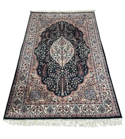 Indo-Persian Kashmiri Carpet 9'6" x 7'6"