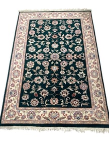Persian Kashan Carpet 5'4" x 4'