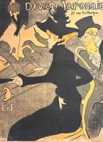 After Henri de Toulouse Lautrec, "Le Divan Japonais"