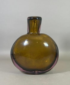 Seguso Murano Blown Glass Vase