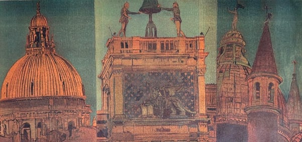 Phyllis Seltzer Electro-Static Print, "Venetian Sky"