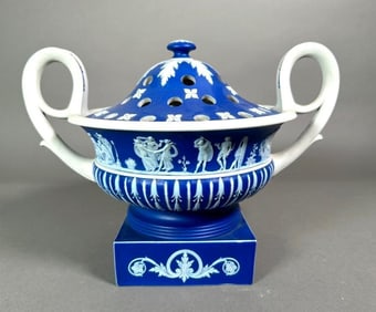 Large Wedgwood Crater Form Potpourri Vase, English, 19th century