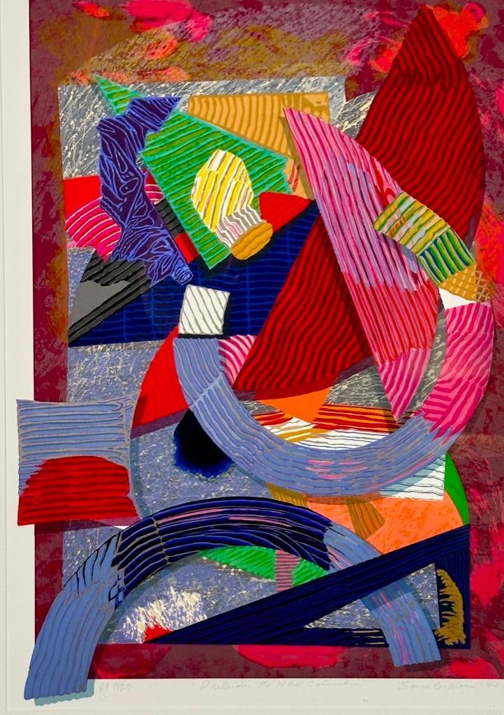 Sam Gilliam Screenprint, "Prelude to New Colombia" (1 of 13)