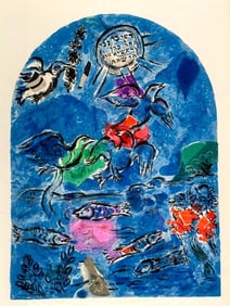 Marc Chagall Lithograph, "Tribe of Reuben"