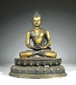 Bronze Figure of Buddha Shakyamuni