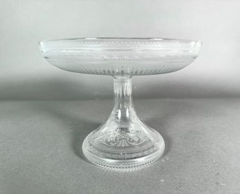 19th Century Glass Tazza