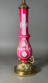 Baccarat Opaline Glass Lamp