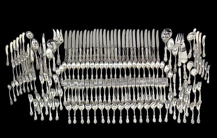 Reed and Barton Francis I Sterling Silver Flatware Service