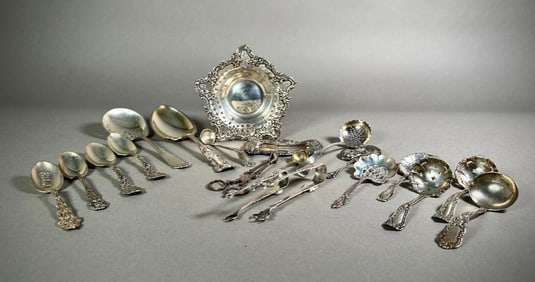 Assorted Lot of Sterling Silver Serving Utensils
