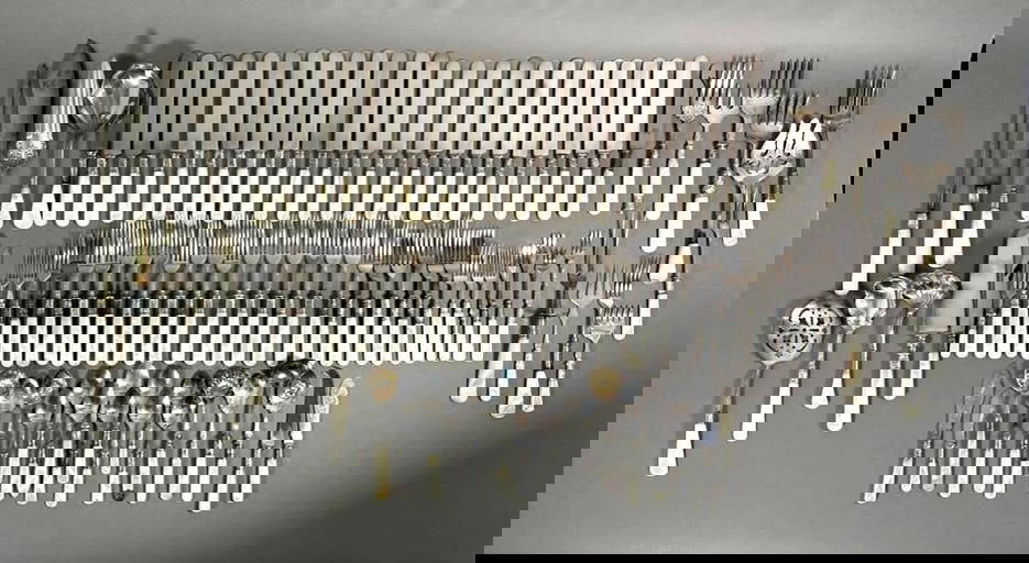 Community Plate Seal Brite Anti Tarnish Silverware Set In Wood Case