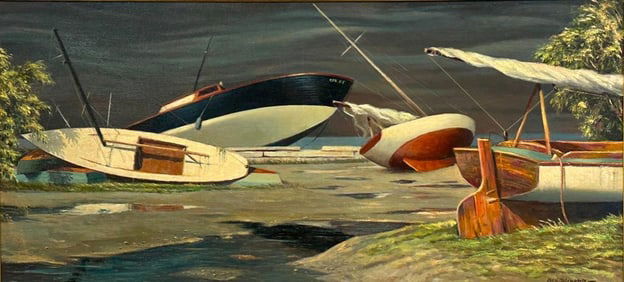 Storm Tossed, by Jack Richard, Oil Painting, 1