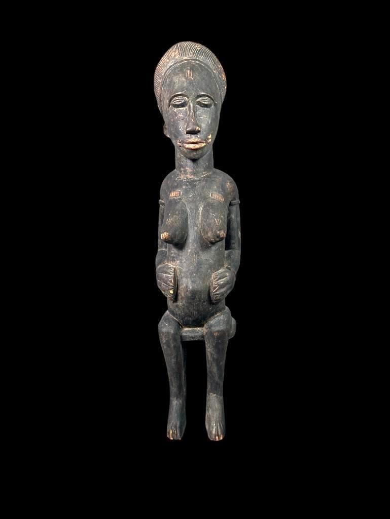 African Carved Female Fertility Figure (1 of 7)