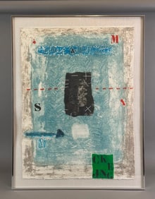James Coignard Mixed Media Etching, Untitled