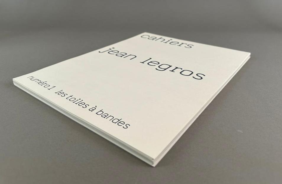 Jean Legros Folio "Cahiers de Jean Legros, Numero 1, Les Toiles a Bandes" (1 of 17)