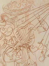 Salvador Dali Etching, 'Autumn'