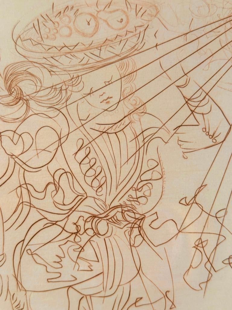 Salvador Dali Etching, 'Autumn' (1 of 5)