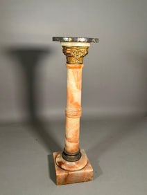 Pink Onyx Pedestal