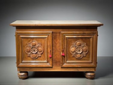 French Basque Region Fruitwood Side Cabinet, Early 20thc.