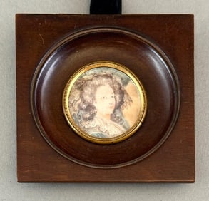 Marie Anntoinette Portrait Miniature