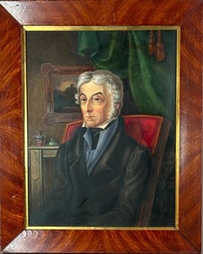 English Portrait in Watercolor, ca. 1850