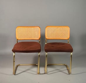 Two Cesca Style Chairs after Marcel Breuer