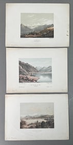 Three Lithographs, Views of Switzerland