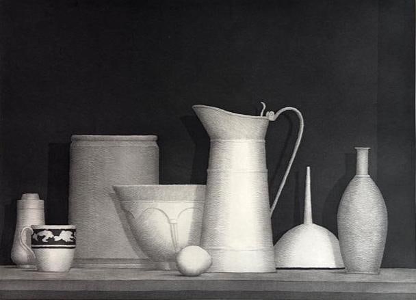 William Bailey Etching, "Still Life" (1 of 9)